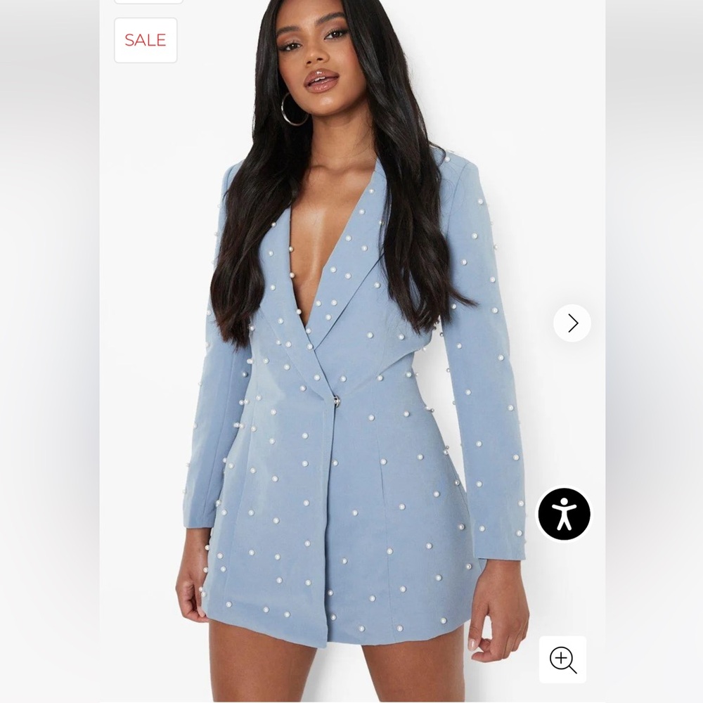 Boohoo blazer dress